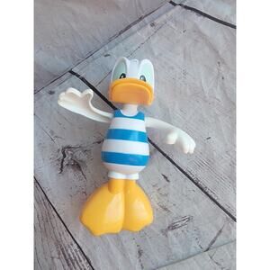Disney Donald Duck Water Swimmer 7in Wind Up Water Bath Toy Tested Works